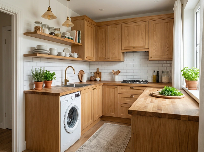 Дизайн интерьера в стиле Классика — Кухня от нейросети RoomGPT