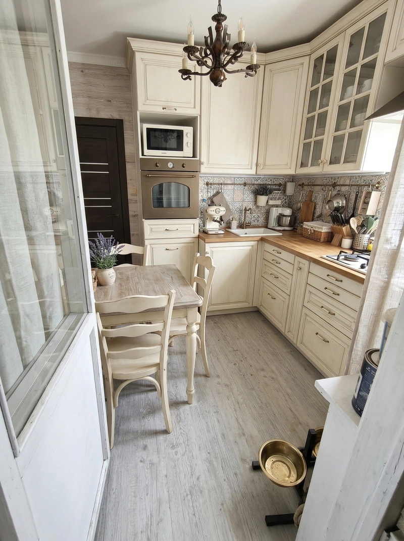 Дизайн кухни в стиле Без стиля — фото интерьера от нейросети RoomGPT