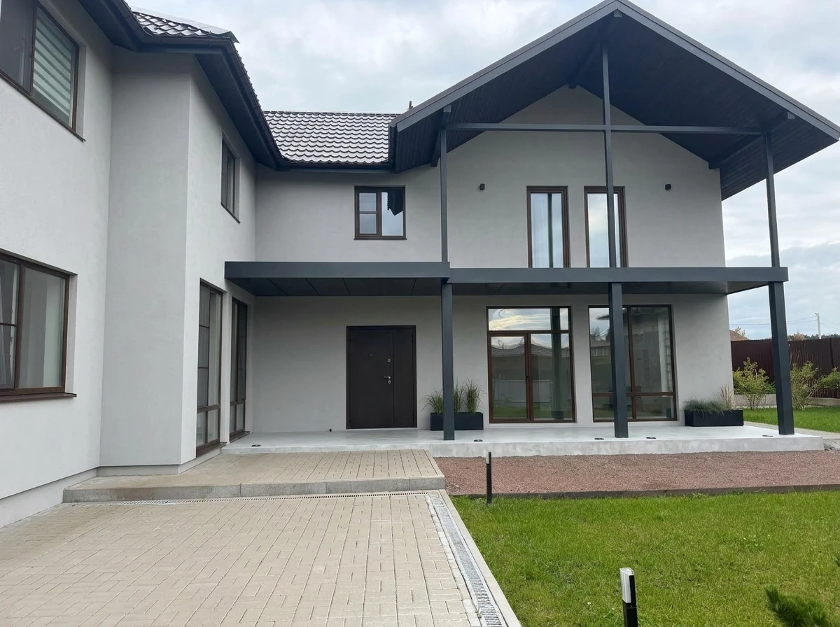 Дизайн фасада в стиле Минимализм — Фасад от нейросети RoomGPT