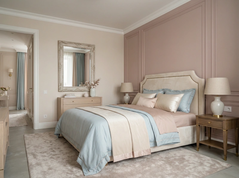 Дизайн интерьера в стиле Классика — Спальня от нейросети RoomGPT