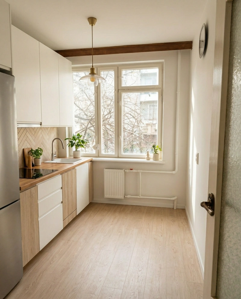 Дизайн кухни в стиле Без стиля — фото интерьера от нейросети RoomGPT