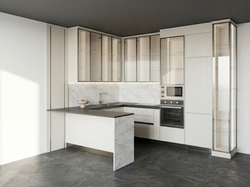 Дизайн кухни в стиле Без стиля — фото интерьера от нейросети RoomGPT