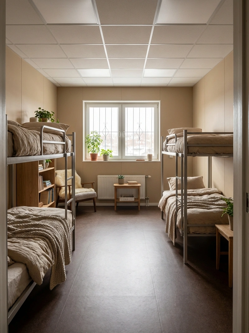 Дизайн интерьера в стиле Хюгге — Спальня от нейросети RoomGPT