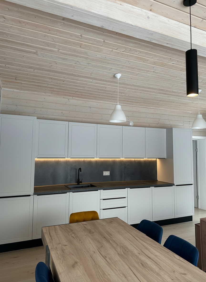 Дизайн кухни в стиле Минимализм — фото интерьера от нейросети RoomGPT