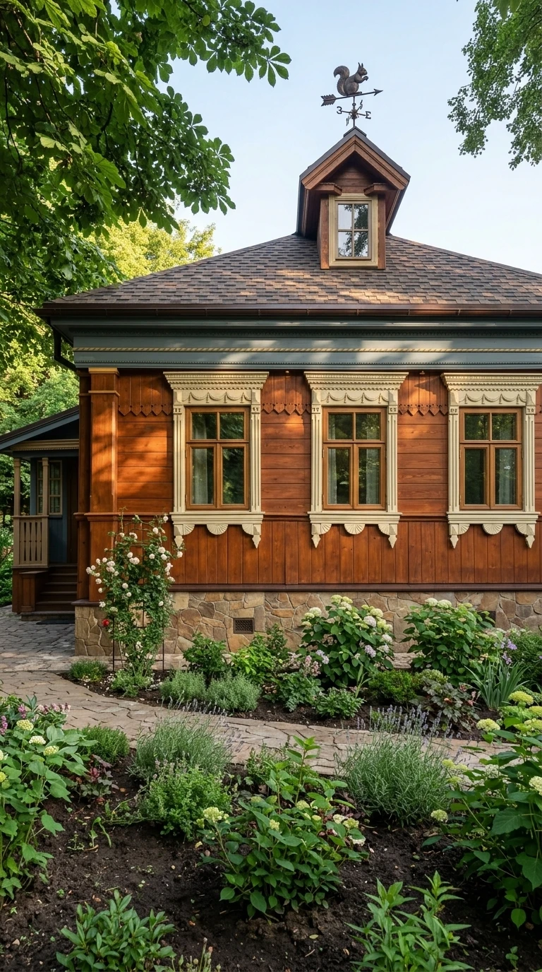 Дизайн фасада в стиле Классика — фото от нейросети RoomGPT