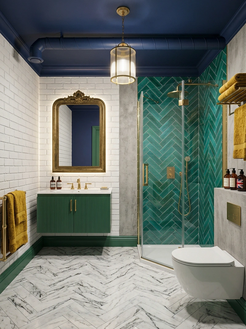 Дизайн гостиной в стиле Британский — фото интерьера от нейросети RoomGPT