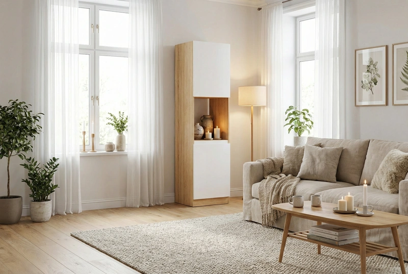 Дизайн интерьера в стиле Хюгге — Гостиная от нейросети RoomGPT