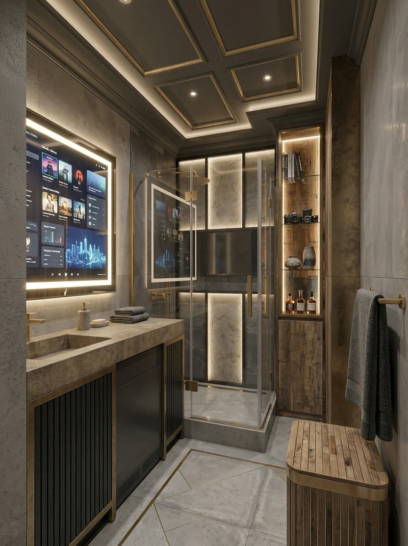 Дизайн гостиной в стиле Лофт — фото интерьера от нейросети RoomGPT