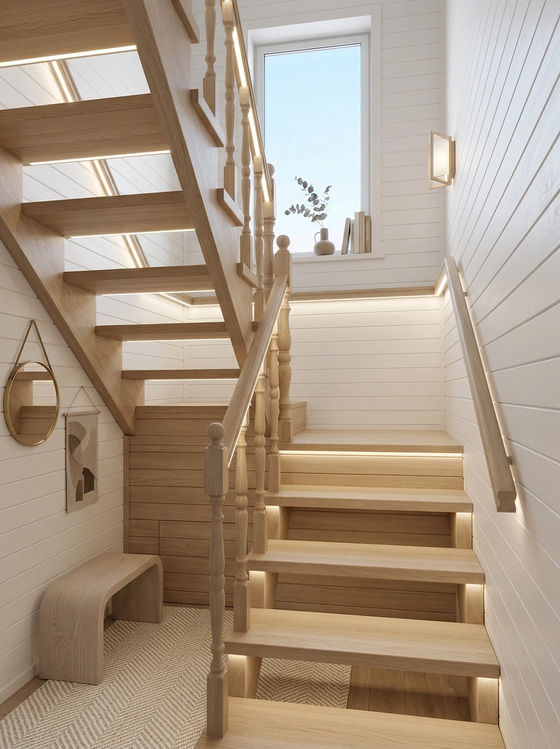 Дизайн интерьера в стиле Сканди — Прихожая от нейросети RoomGPT