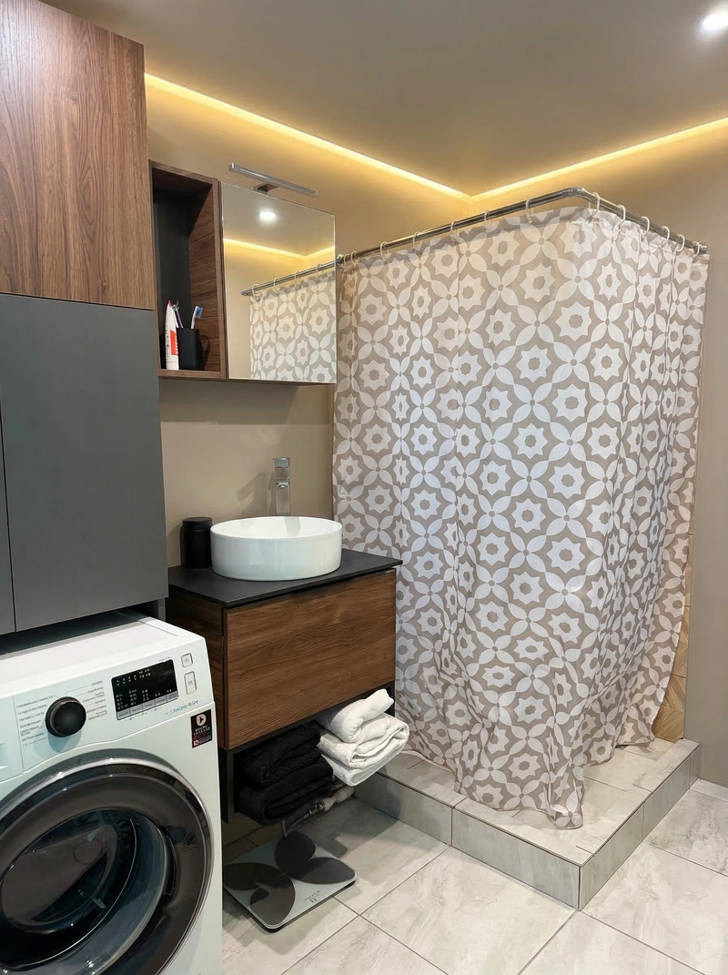 Дизайн ванной в стиле Без стиля — фото интерьера от нейросети RoomGPT