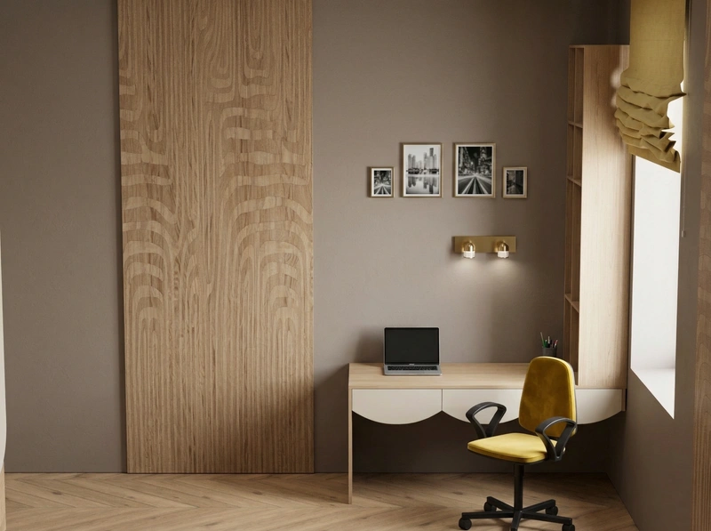 Дизайн детской в стиле Минимализм — фото интерьера от нейросети RoomGPT