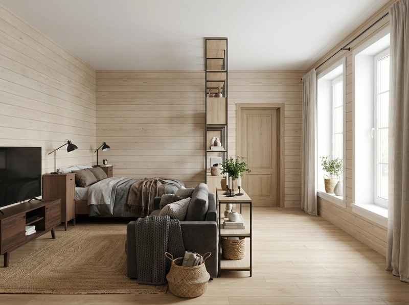 Дизайн интерьера в стиле Хюгге — Гостиная от нейросети RoomGPT