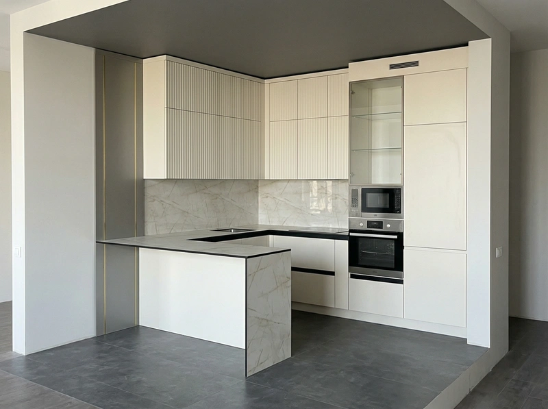 Дизайн кухни в стиле Без стиля — фото интерьера от нейросети RoomGPT