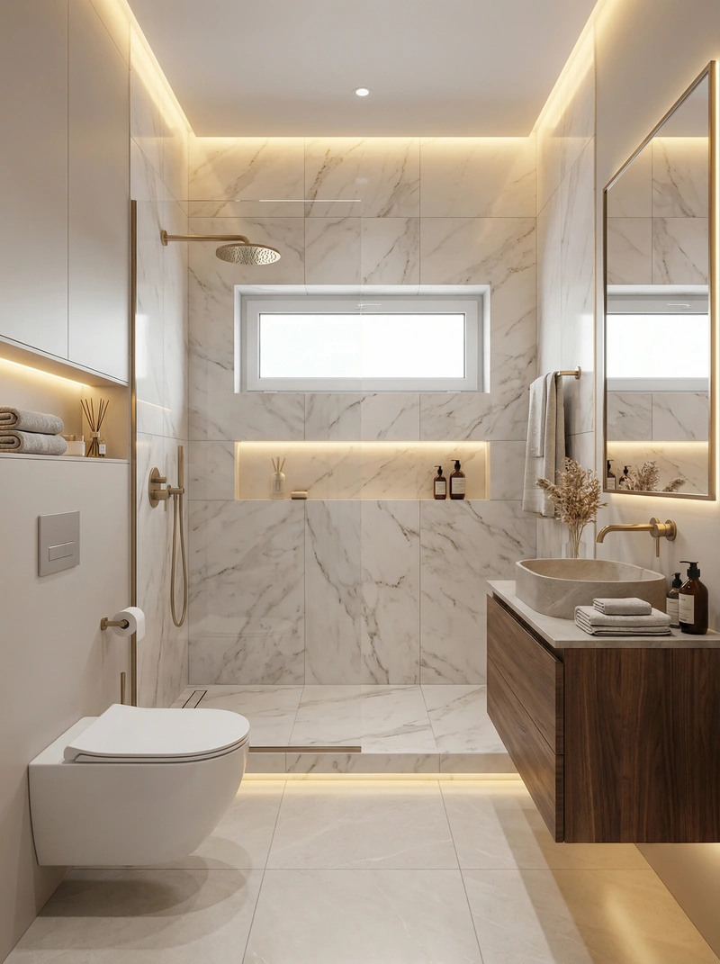 Дизайн интерьера в стиле Контемпорари — Гостиная от нейросети RoomGPT