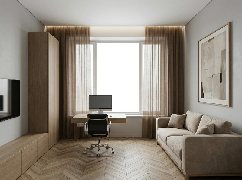 Дизайн детской в стиле Минимализм — фото интерьера от нейросети RoomGPT