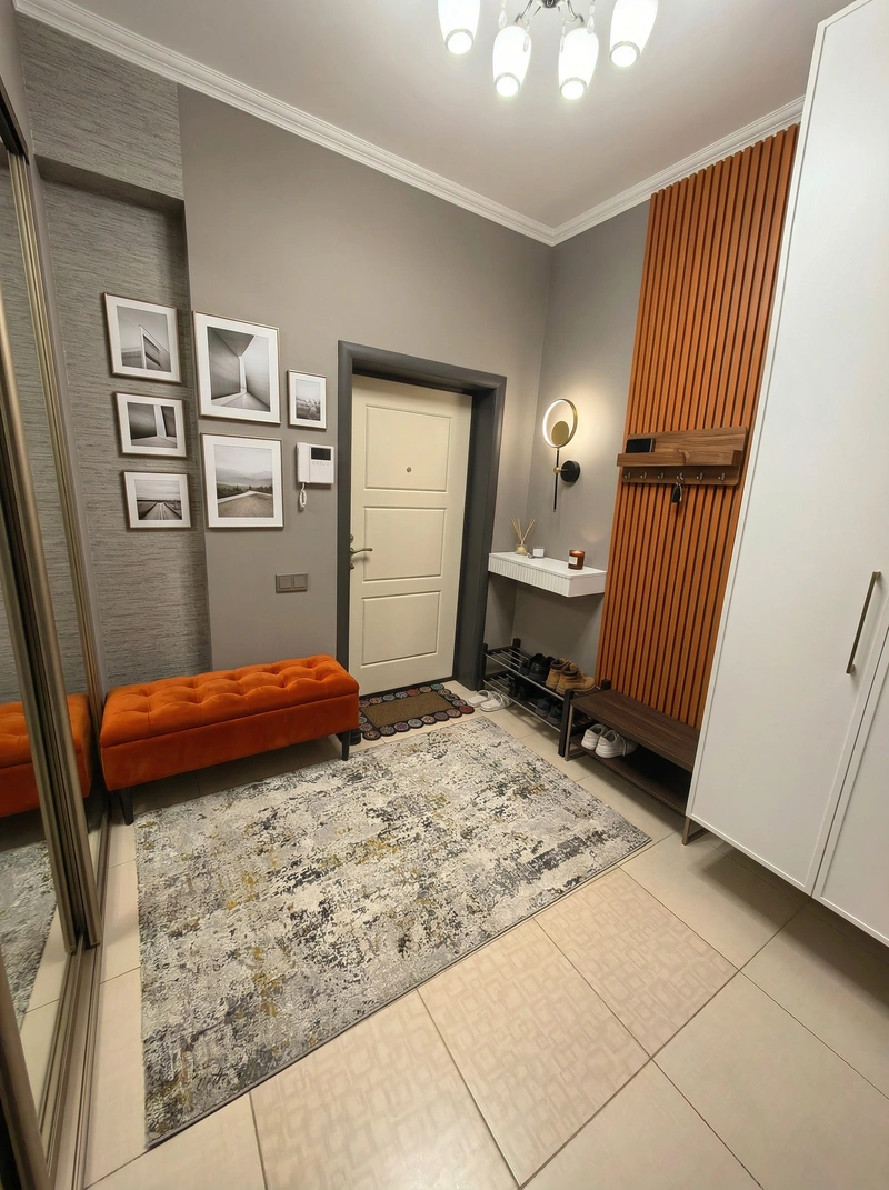 Дизайн интерьера в стиле Контемпорари — Прихожая от нейросети RoomGPT