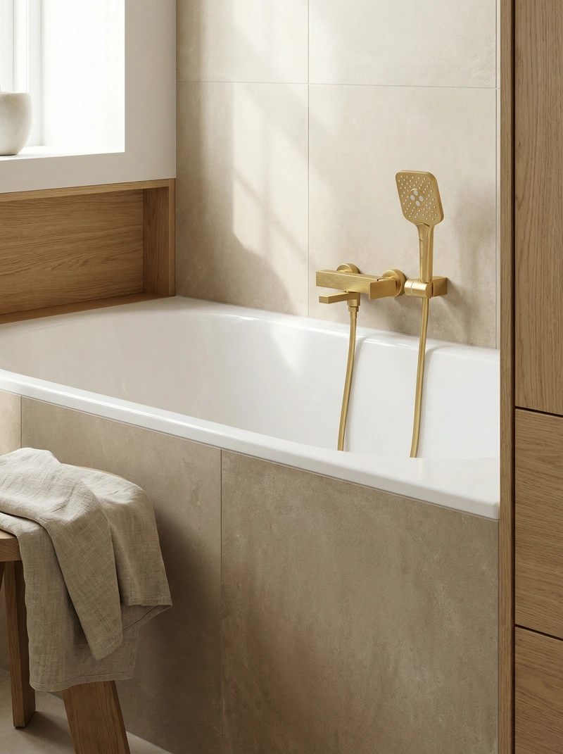 Дизайн интерьера в стиле Сканди — Ванная от нейросети RoomGPT