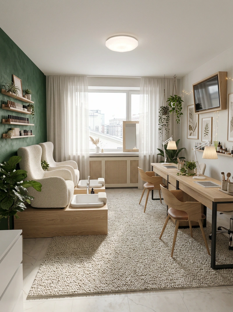 Дизайн интерьера в стиле Хюгге — Гостиная от нейросети RoomGPT