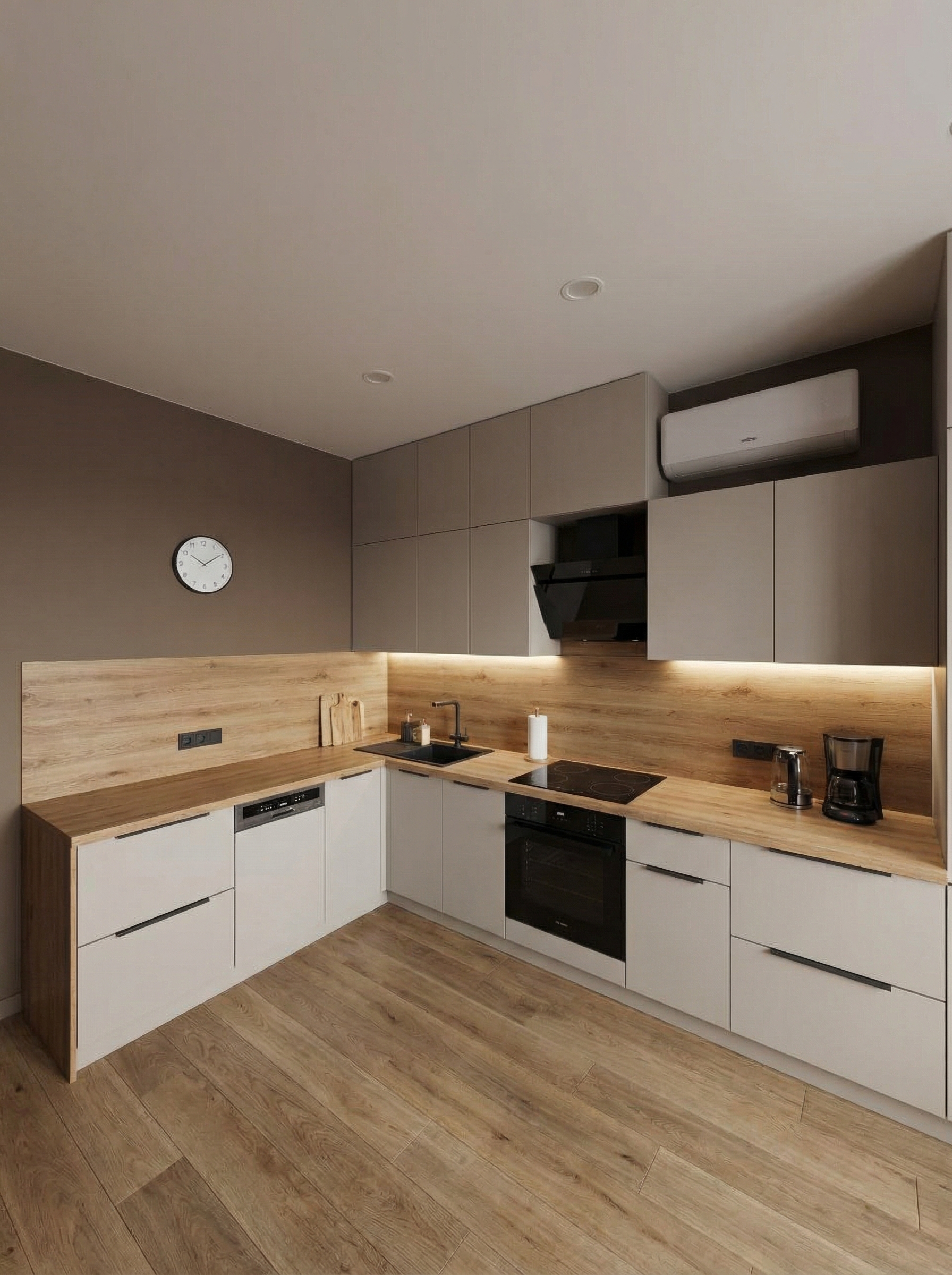 Дизайн кухни в стиле Минимализм — фото интерьера от нейросети RoomGPT