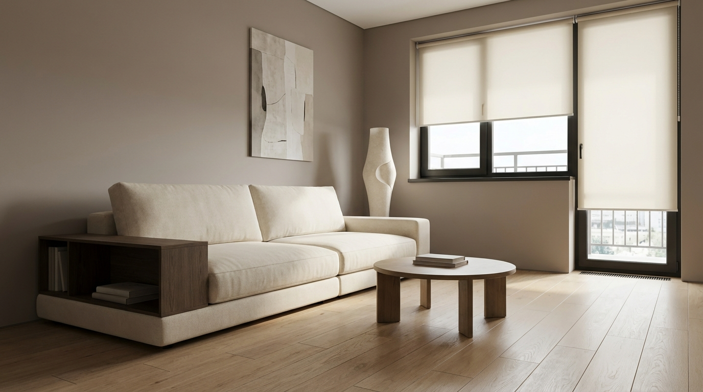 Дизайн гостиной в стиле Минимализм — фото интерьера от нейросети RoomGPT