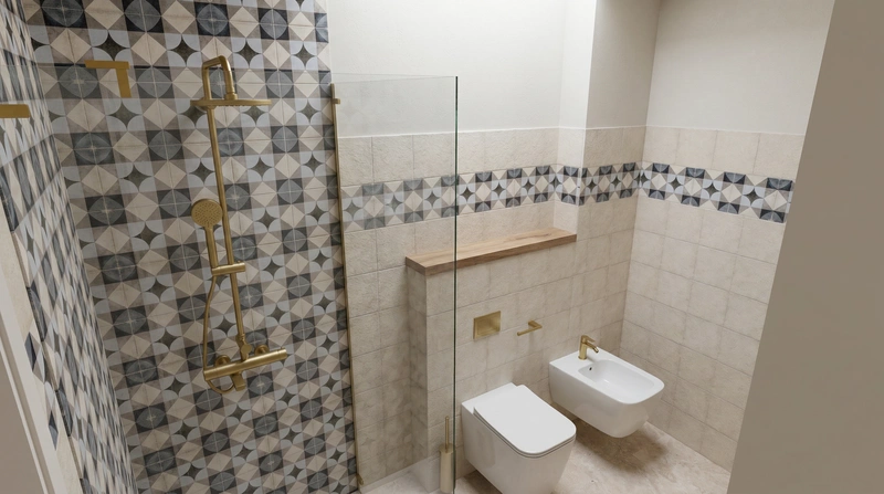 Дизайн ванной в стиле Без стиля — фото интерьера от нейросети RoomGPT