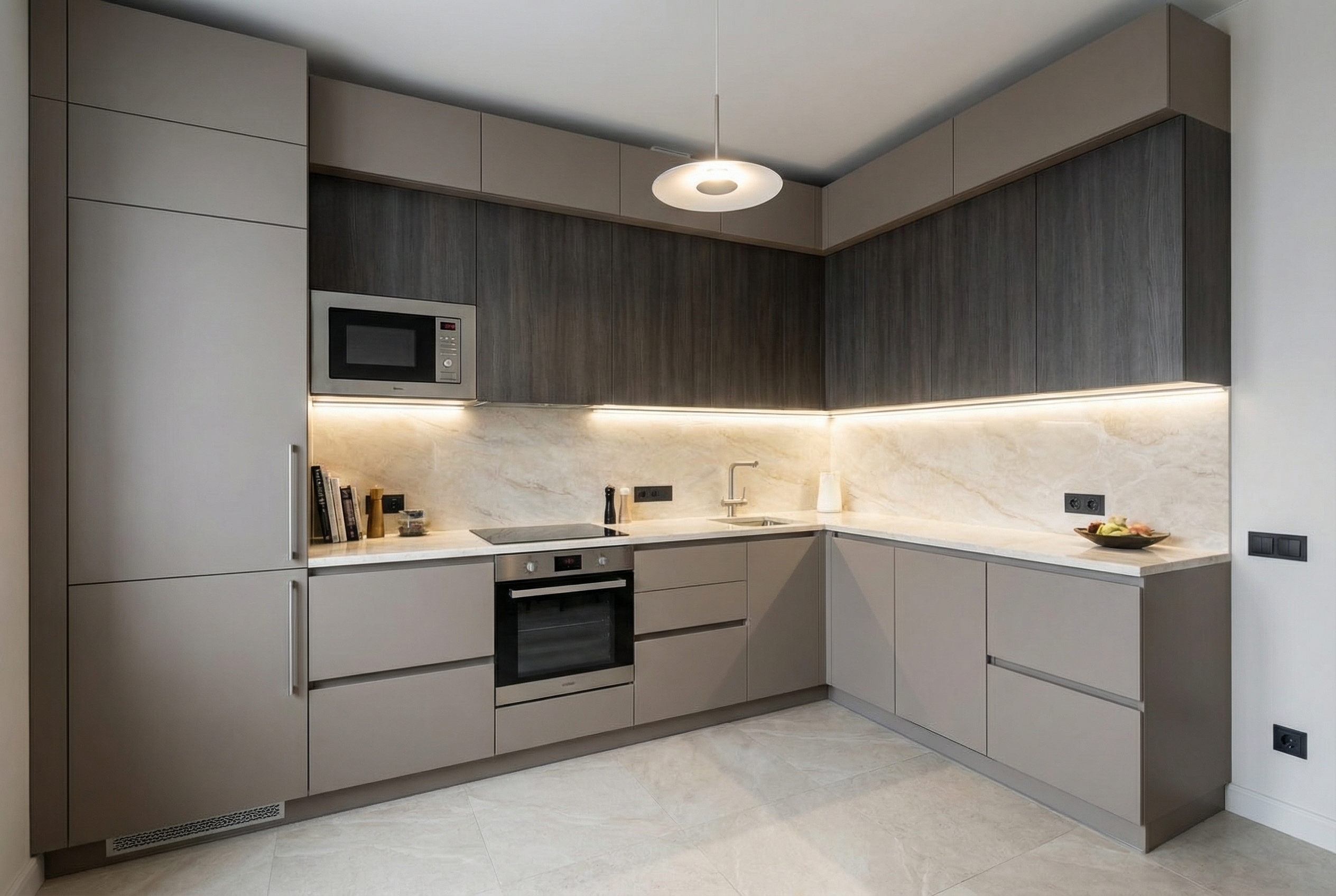 Дизайн кухни в стиле Минимализм — фото интерьера от нейросети RoomGPT