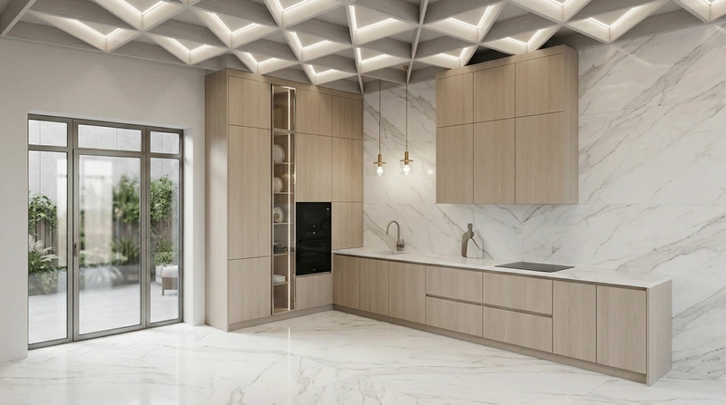 Дизайн кухни в стиле Минимализм — фото интерьера от нейросети RoomGPT