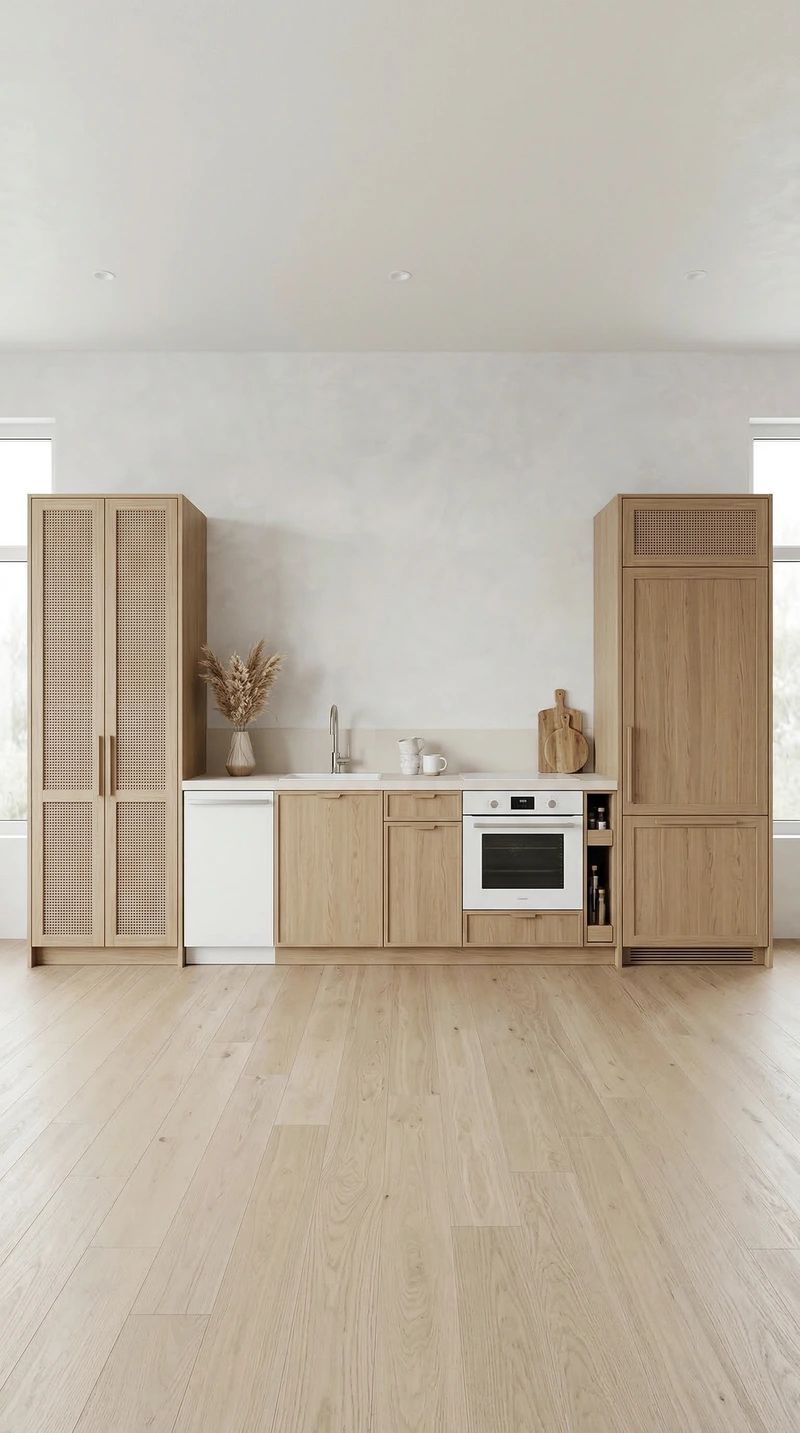 Дизайн интерьера в стиле Сканди — Кухня от нейросети RoomGPT