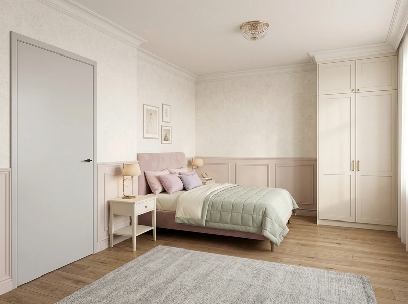 Дизайн интерьера в стиле Классика — Детская от нейросети RoomGPT