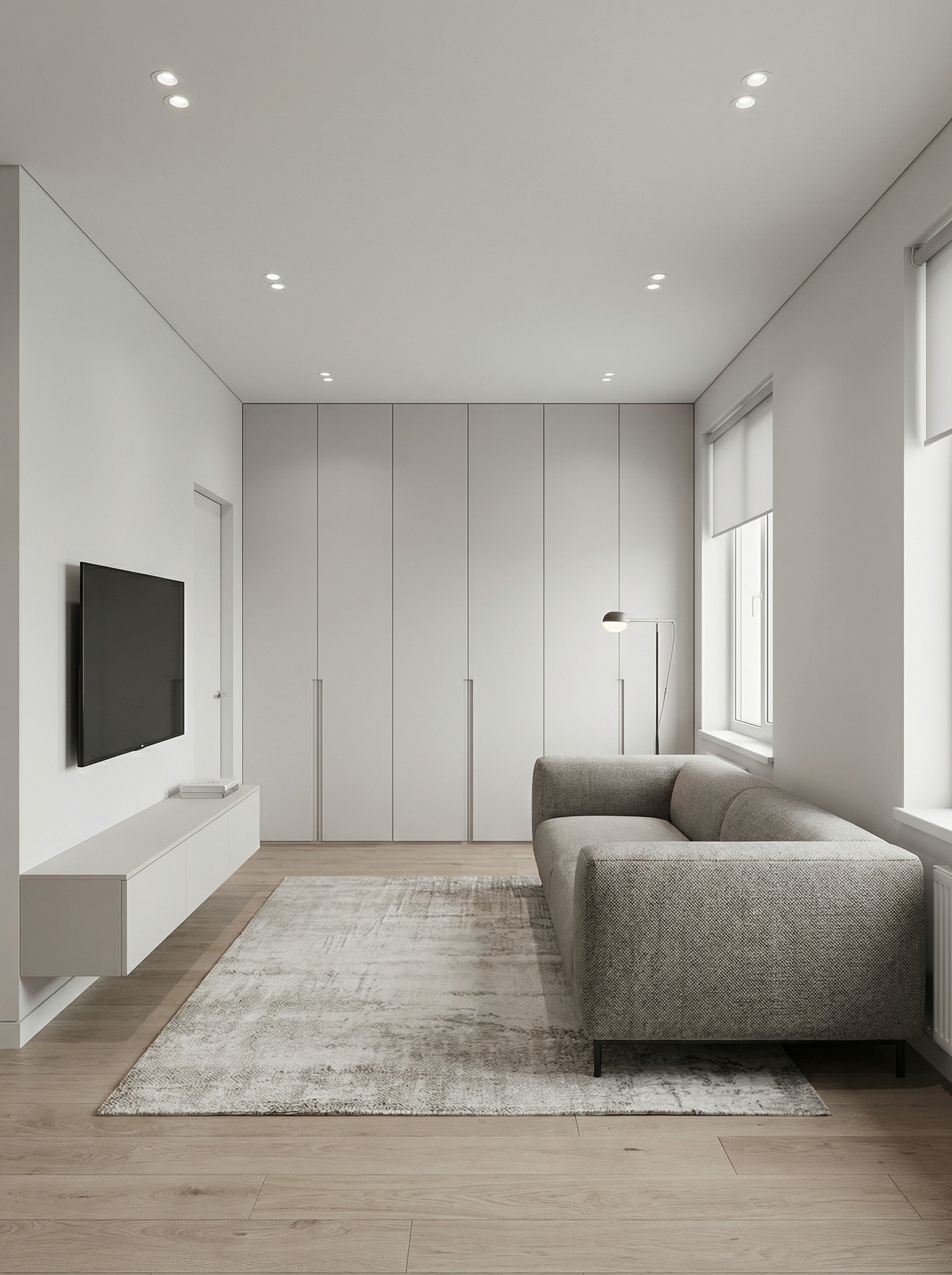 Дизайн гостиной в стиле Минимализм — фото интерьера от нейросети RoomGPT