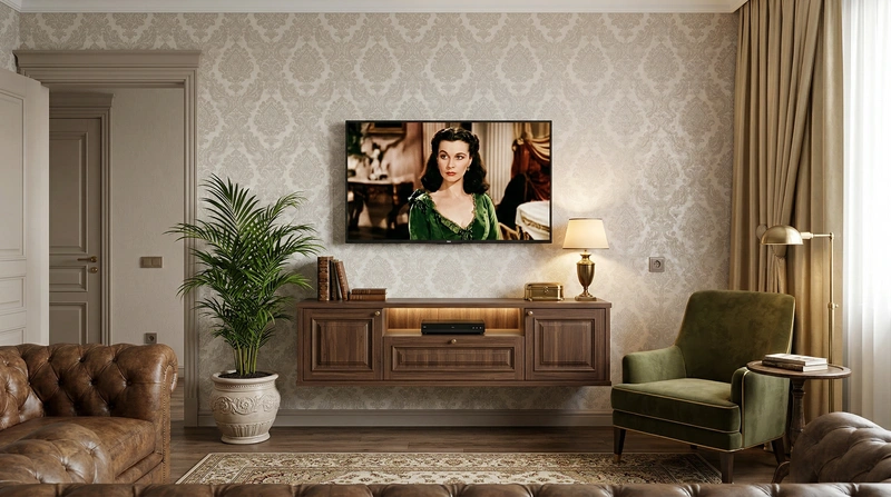 Дизайн интерьера в стиле Классика — Гостиная от нейросети RoomGPT