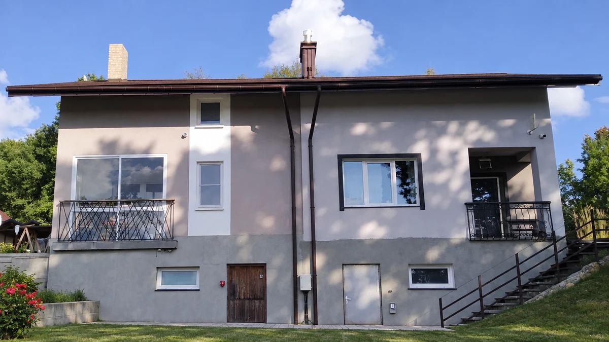 Дизайн фасада в стиле Минимализм — Фасад от нейросети RoomGPT