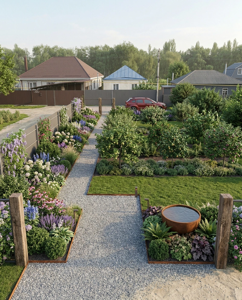 Деревенский кантри — Участок | RoomGPT