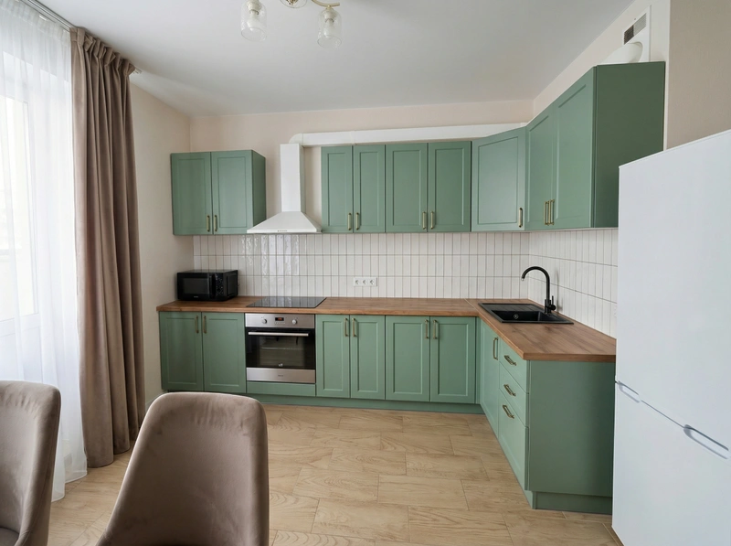 Дизайн интерьера в стиле Классика — Кухня от нейросети RoomGPT