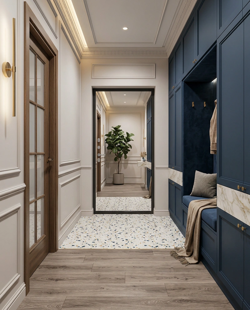 Дизайн интерьера в стиле Классика — Прихожая от нейросети RoomGPT