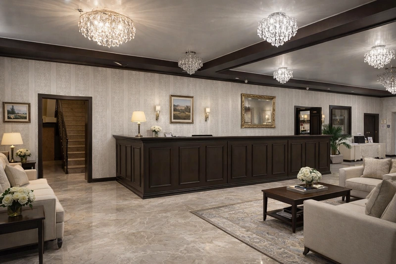 Дизайн интерьера в стиле Классика — Гостиная от нейросети RoomGPT