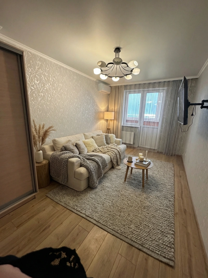 Дизайн интерьера в стиле Хюгге — Спальня от нейросети RoomGPT