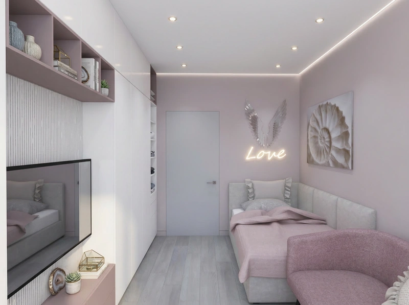 Дизайн детской в стиле Без стиля — фото интерьера от нейросети RoomGPT