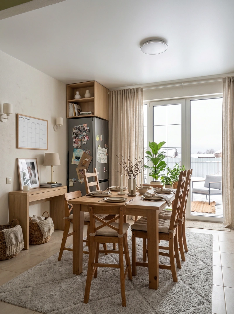 Дизайн интерьера в стиле Хюгге — Гостиная от нейросети RoomGPT