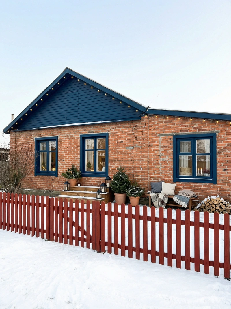 Дизайн интерьера в стиле Хюгге — Фасад от нейросети RoomGPT