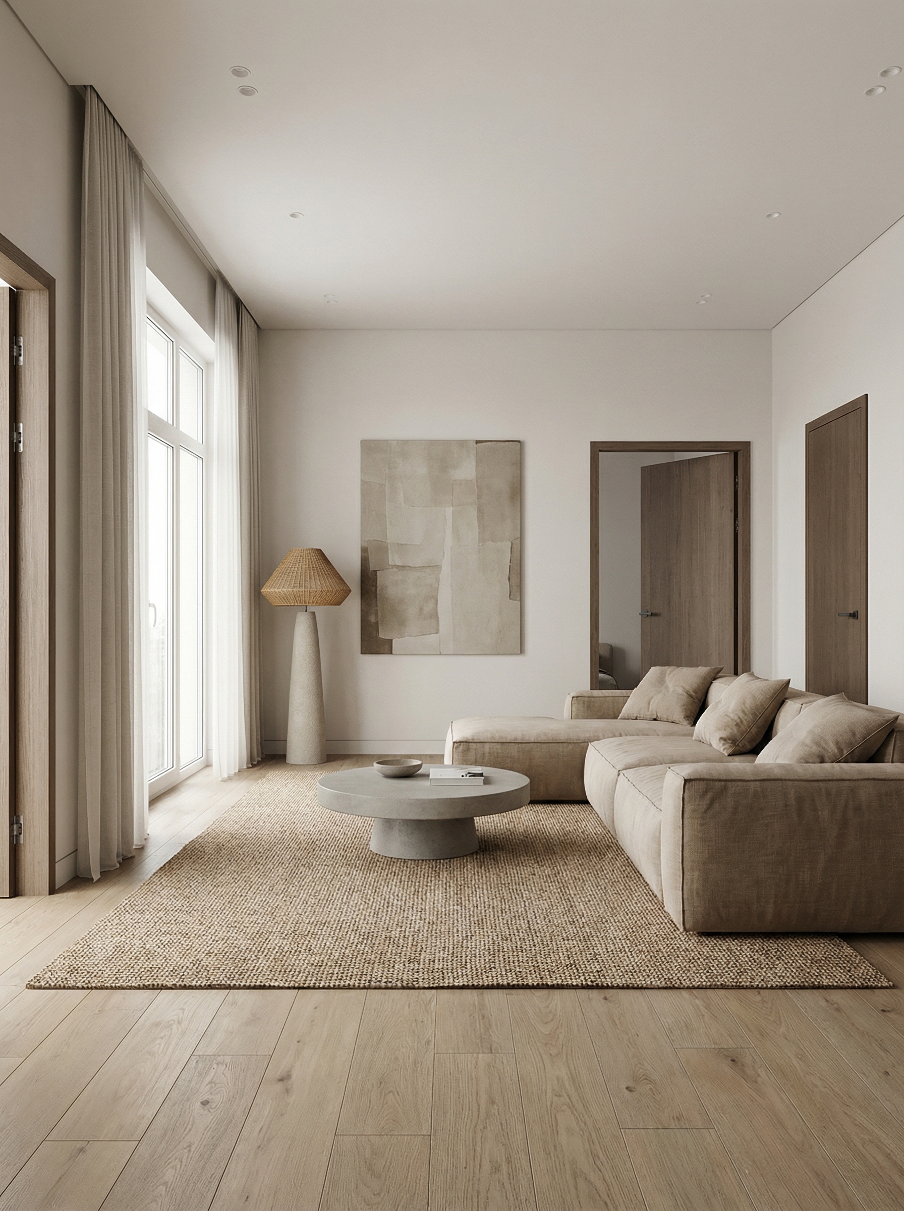 Дизайн гостиной в стиле Минимализм — фото интерьера от нейросети RoomGPT