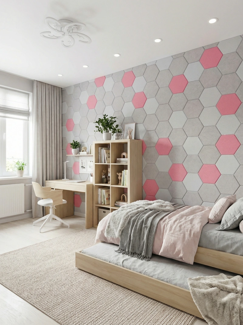 Дизайн интерьера в стиле Сканди — Детская от нейросети RoomGPT