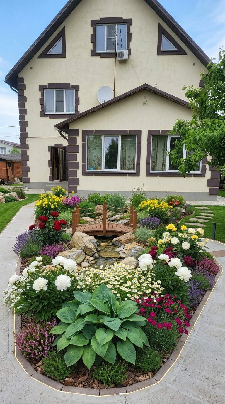 Дизайн участка в стиле Эко/Натуральный — фото участка от нейросети RoomGPT