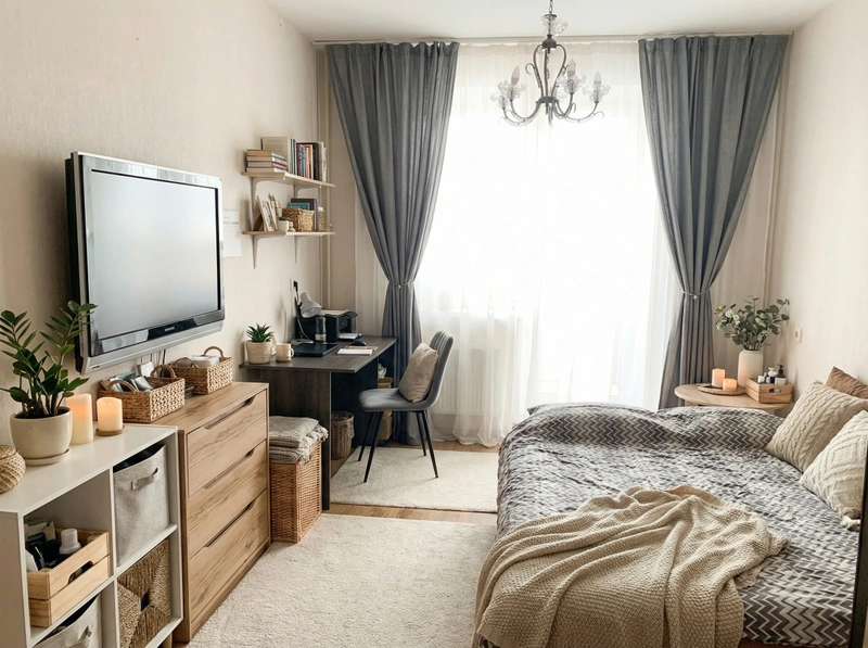 Дизайн интерьера в стиле Хюгге — Гостиная от нейросети RoomGPT