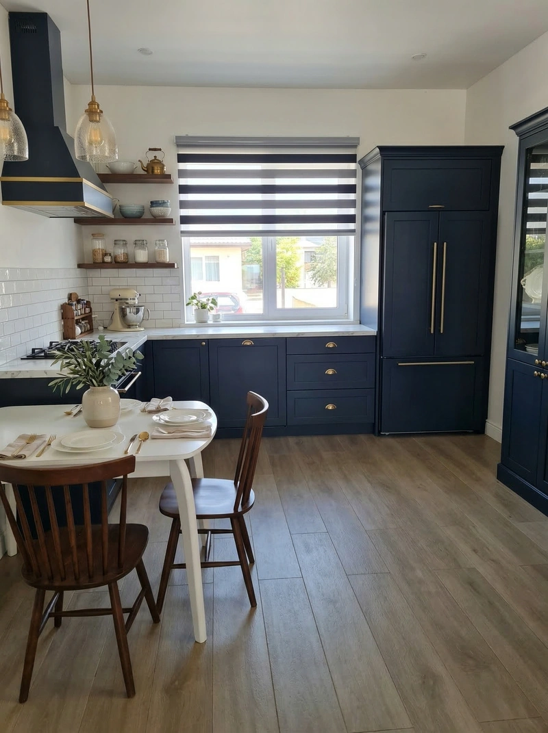 Дизайн кухни в стиле Классика — фото интерьера от нейросети RoomGPT