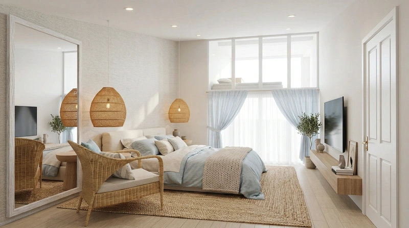 Дизайн интерьера в стиле Хюгге — Гостиная от нейросети RoomGPT