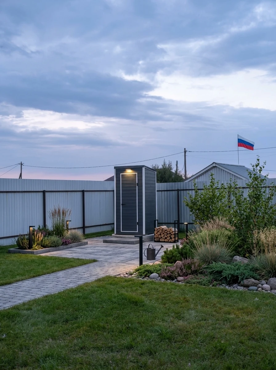 Ландшафтный дизайн в стиле Сканди — Участок от нейросети RoomGPT