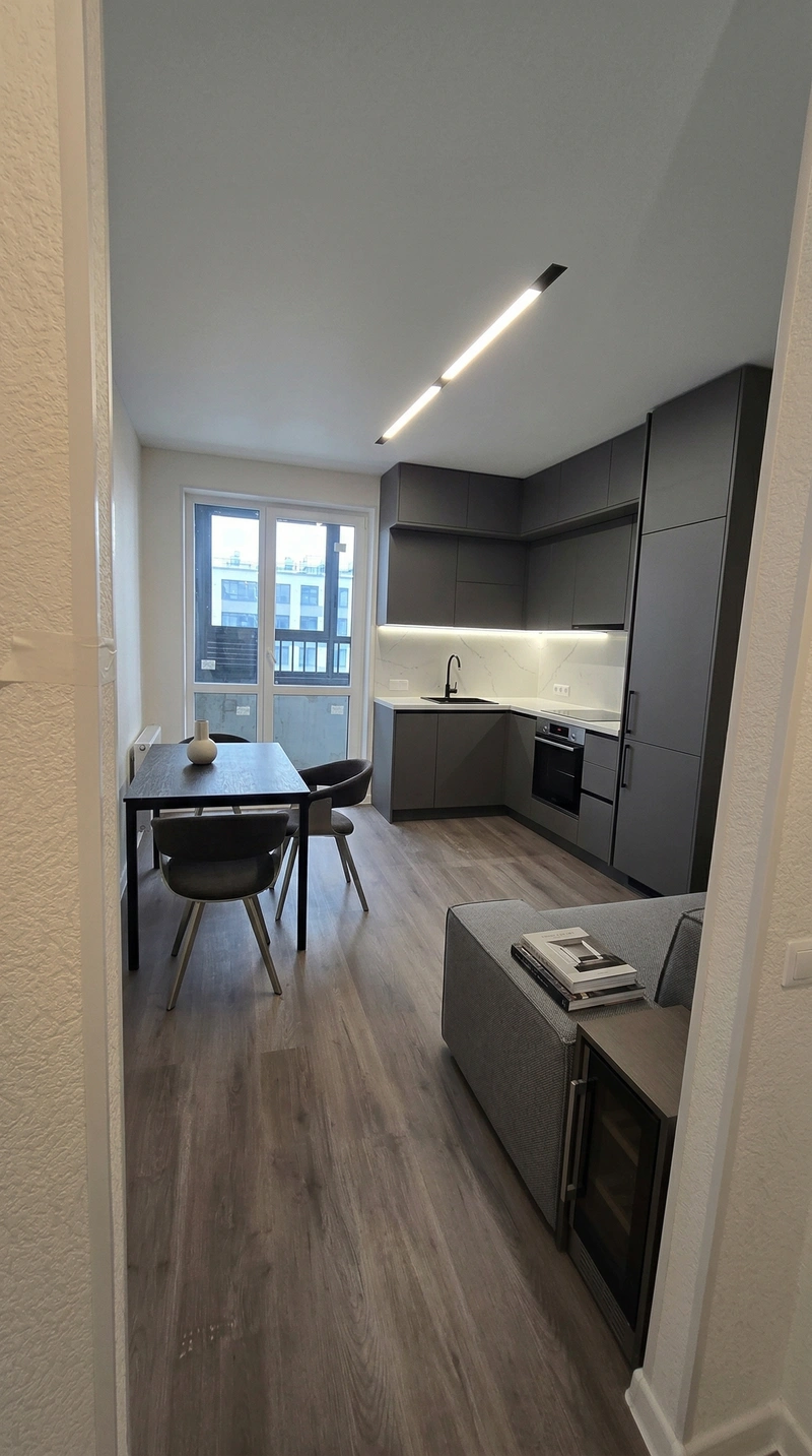 Дизайн кухни в стиле Минимализм — фото интерьера от нейросети RoomGPT