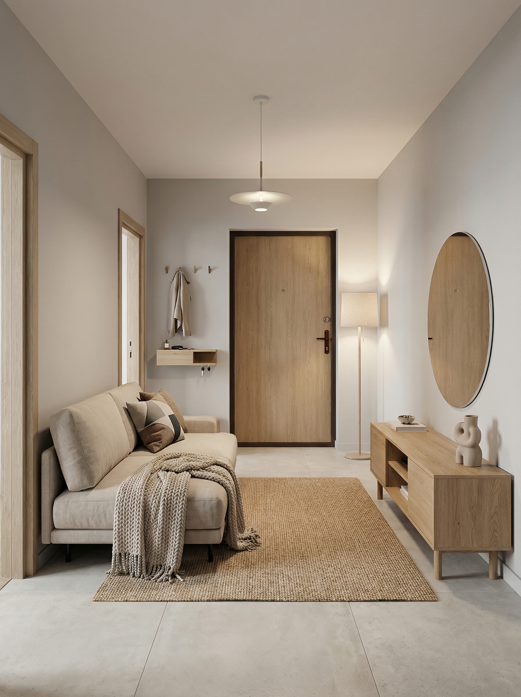 Дизайн гостиной в стиле Минимализм — фото интерьера от нейросети RoomGPT