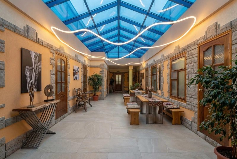 Дизайн интерьера в стиле Эклектика — Прихожая от нейросети RoomGPT